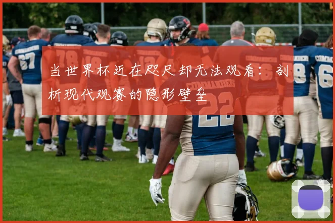当世界杯近在咫尺却无法观看:剖析现代观赛的隐形壁垒